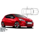Car Shades for Peugeot 208 3dr 12>19 Rear Door Set