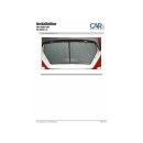 Car Shades for Fiat Bravo 5_trer BJ. 07-14, (Set of 4) for