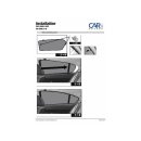 Car Shades for Fiat Doblo 5-Door BJ. 10-15, (Set of 6) for