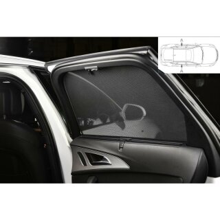 Sonnenschutz für VW Passat Kombi (3C/B7) BJ. 2011-2015, hintere Türen , 2-teilig
