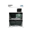 Sonnenschutz für Ford Fiesta 3-Türer BJ. 02-08, 4-teilig