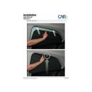 Car Shades for Ford Fiesta 3-Door BJ. 02-08, (Set of 4) for