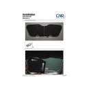 Car Shades for Ford Fiesta 5-Door BJ. 02-08, (Set of 6) for