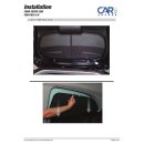 Car Shades for Ford Fiesta 3-Door BJ. Ab 2008, (Set of 4) for