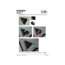 Car Shades for Ford Fiesta 5-Door BJ. Ab 2008, (Set of 6) for