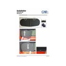 Car Shades for Ford Fiesta 5-Door BJ. Ab 2008, (Set of 6) for