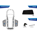 Sonnenschutz für VW Passat Kombi (3G/B8) BJ 2015-2023, beide hintere Türen