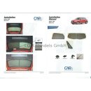 UV Car Shades Audi A1 (8X) 5-Door ab 2010, set of 6