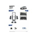 Sonnenschutz für Honda Civic 3-Türer BJ. 01-05, 4-teilig
