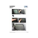 Sonnenschutz für Honda CR-V 5-Türer BJ. 96-01, 6-teilig