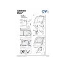 Car Shades for Honda CR-V 5-Door BJ. 01-06, (Set of 6) for