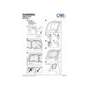 Sonnenschutz für Honda CR-V 5-Türer BJ. 07-12, 6-teilig