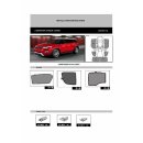 UV Car Shades Range Rover Evoque 5-Door BJ. Ab 2011, set of 6