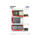 Car Shades for Seat Ibiza 5-Door BJ. Ab 2008, (Set of 4) for