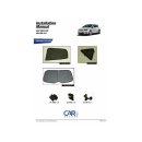 Car Shades for Seat Ibiza 5-Door BJ. Ab 2008, (Set of 4) for