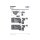 UV Car Shades Seat Leon 5-Door BJ. Ab 2012, set of 6