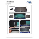 Car Shades for Seat Altea 5 door 04-09 Full Rear Set