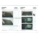 Car Shades for AUDI ALLROAD (C5) AVANT 97-04 FULL REAR SET