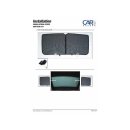 Car Shades for Skoda Octavia Estate BJ. Ab 2004, (Set of 6) for