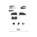 CAR SHADES SKODA RAPID (LIFT BACK) 5 DOOR 12>19 FULL REAR SET