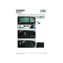 Car Shades for Skoda Superb 5-Door BJ. 08-15, (Set of 4) for