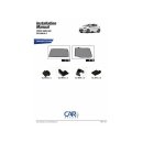Sonnenschutz für Toyota Yaris 5-Türer BJ. 2011-2017, 4-teilig