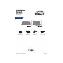 UV Car Shades Toyota Yaris 5-Door BJ. Ab 2011, set of 4