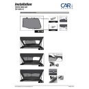 UV Car Shades Toyota Yaris 5-Door BJ. Ab 2011, set of 4