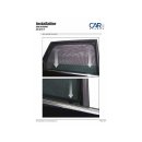 CAR SHADES AUDI A6 (C6) AVANT 04-11 FULL REAR SET