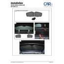 Car Shades for Toyota Corolla Verso Estate BJ. 04-10, (Set of 6) for