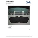 Car Shades for Toyota Avensis Estate BJ. 03-08, (Set of 6) for