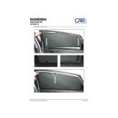 Car Shades for Toyota Prius 5-Door BJ. 04-09, set of 8