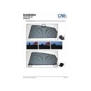 Car Shades for Toyota Prius 5-Door BJ. Ab 2009, set of 8