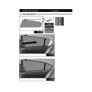 Car Shades for Vauxhall Corsa 3-Door BJ. 92-00, (Set of 4) for