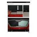 Car Shades for Vauxhall Astra Estate BJ. 99-04, (Set of 6) for