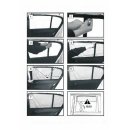 Car Shades for Vauxhall Astra 5-Door BJ. 04-09, (Set of 4) for