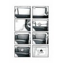 Sonnenschutz für Opel Astra H Caravan BJ. 2004-2009, 6-teilig Komplett Heck
