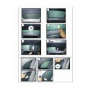 Car Shades for Vauxhall Meriva A 2003-4/2010, (Set of 6) for