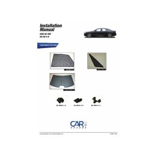 Sonnenschutz für Audi A8 (4D) 4-Türer BJ. 94-02, 6-teilig