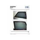 UV Car Shades Audi A8 (4D) 4-Door BJ. 94-02, set of 6