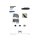 UV Car Shades Audi A8 (4D) 4-Door BJ. 94-02, set of 6
