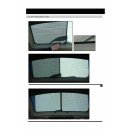 Car Shades for Vauxhall Meriva 5-Door BJ. 2010-2017, (Set of 6) for