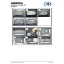 Car Shades for VW Golf (MK5) 3-Door BJ. 03-08, (Set of 4) for