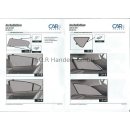 Car Shades for Audi Q5 (8R) 5-Door ab 2008, (Set of 6) for