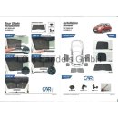 Car Shades (Set of 6) for Fiat Panda 5dr 2012>