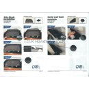 Car Shades (Set of 6) for Ford Edge 5dr 2015>