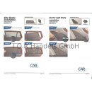 CAR SHADES SKODA RAPID (SPACEBACK) 5 DOOR 12>19 FULL REAR SET