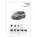 Sonnenschutz für VW Sharan 4-Türer BJ. 95-10, 6-teilig