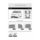 Sonnenschutz für VW Touran BJ. 2010-2015, 6-teilig