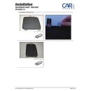 Sonnenschutz für VW Caddy Twin Door BJ. 04-10, 2-teilig